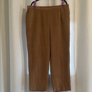 Brown Suede Pants